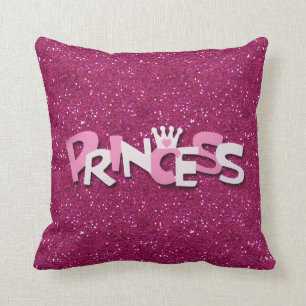 Gullig Sparkly shock rosaPrincess Blänka Kudde
