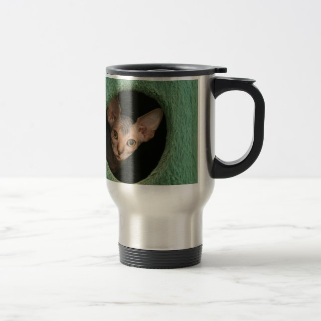 Gullig sphynxkattunge resemugg (Höger)