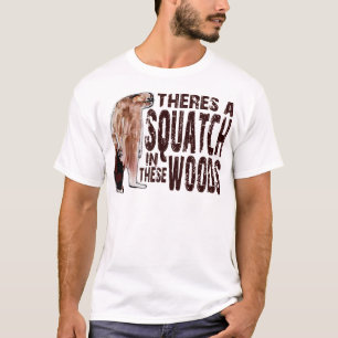 Gullig SQUATCH I DESSA SKOGEN - finna Bigfoot Tee Shirt