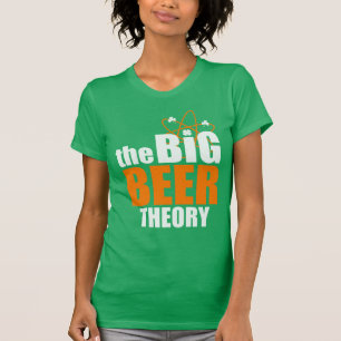 Gullig st patrick's day den stora ölteorin t-shirt