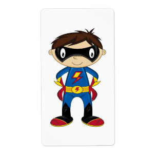 Gullig Superheropojke Fraktsedel