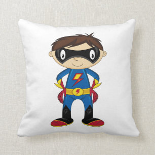 Gullig Superheropojke Kudde