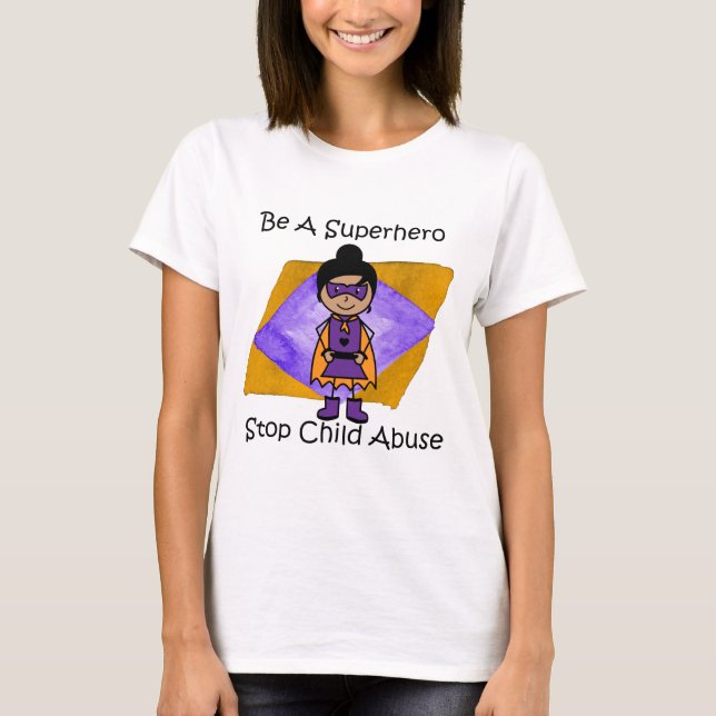 Gullig Superheroskjorta T-shirt (Framsida)