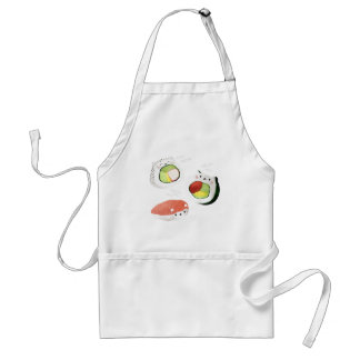 Gullig Sushikatt Förkläde