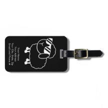 Gullig svart fårtecknad