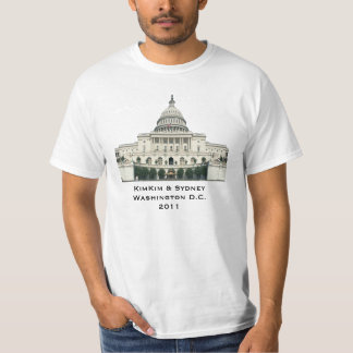 Gullig T-tröja för anpassadeWashington DC T-shirt