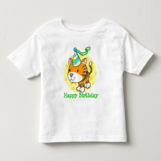Gullig T-tröja för grattis på födelsedagen för T-shirt