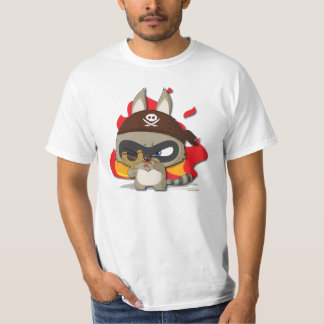 Gullig T-tröja för piratSlingshottecknade figurer Tee Shirt