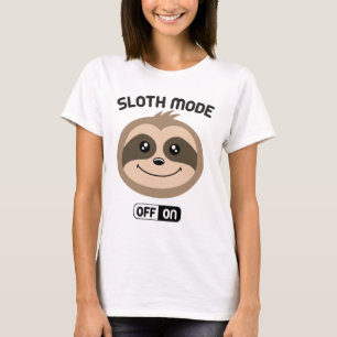 Gullig T-tröja för SlothSlothfunktionsläge på T Shirt