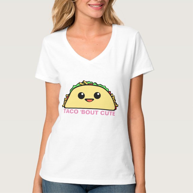Gullig Tacoanfall Tee Shirt (Framsida)