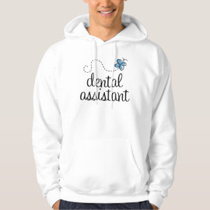 Gullig tand- assistent sweatshirt med luva