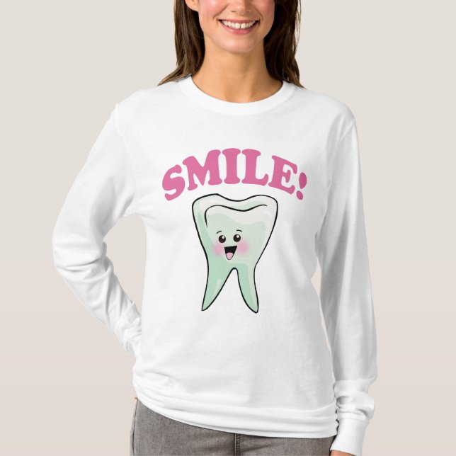Gullig tandhygienist tee shirt (Framsida)
