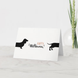 Gullig tax Halloween Kort