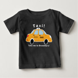Gullig taxiCabT-tröja - baby - småbarn - ungar T-shirt