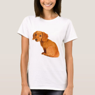 Gullig taxvalphund tee shirt