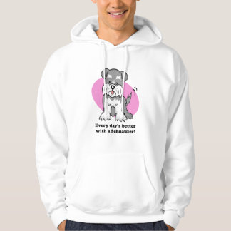 Gullig tecknad hundSchnauzerHoodie Hoodie