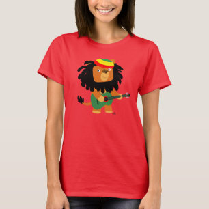 Gullig tecknad som är lejon av den Zion T Shirt