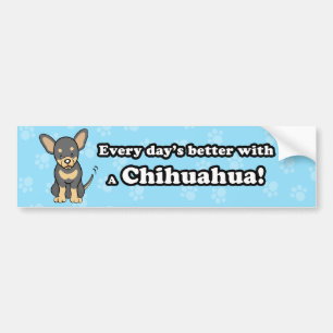 Gullig tecknadChihuahuabildekal Bildekal