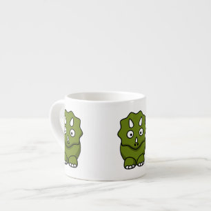 Gullig tecknadDinosaur Espressomugg