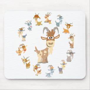 Gullig tecknadgetMandala Mousepad Musmatta