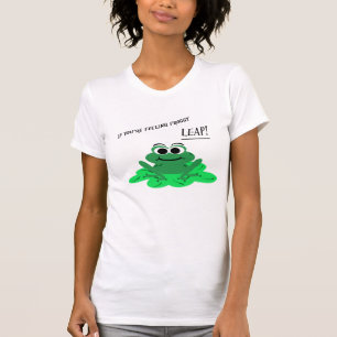 Gullig tecknadgrodaT-tröja T-shirt