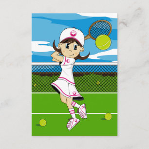 Gullig tennisflickaOSA kort
