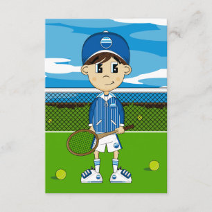 Gullig tennispojkeOSA kort