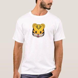 Gullig tiger Emoji T-shirt