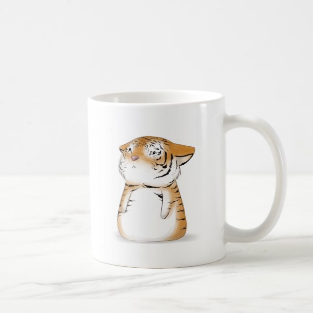 Gullig tigermugg kaffemugg (Höger)