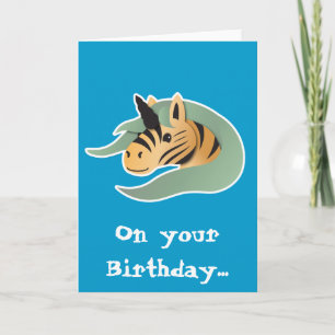 Gullig tigerUnicorn! Kort