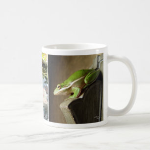 Gullig trädgrodamugg kaffemugg