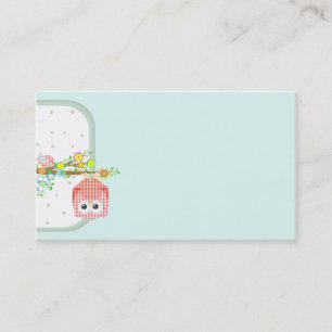 gullig trevlig älskvärd businesscard för barn o visitkort