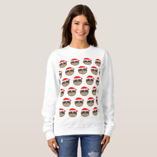 Gullig tröja för jumper för Santa Slothjul