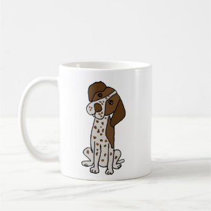 Gullig tysk Shorthaired pekarevalphund Kaffemugg