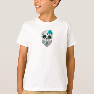 Gullig uggla för skalle för krickaday of the tee shirt