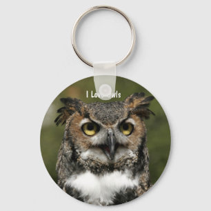 Gullig uggla Keychains Nyckelring