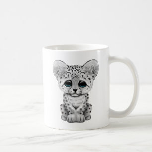 Gullig unge för babysnöLeopard Kaffemugg