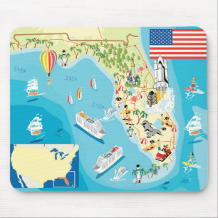 Gullig ungeFlorida karta Musmatta