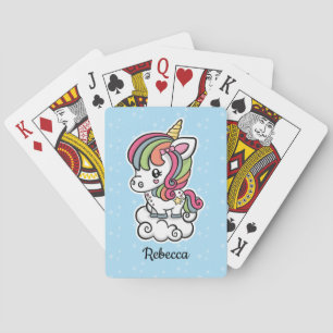 Gullig Unicorn Kortlek