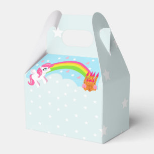 gullig unicornfavör boxas presentaskar