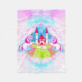 gullig unicornsullfilt fleecefilt