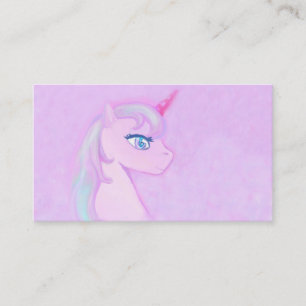 gullig unicornvisitkort visitkort