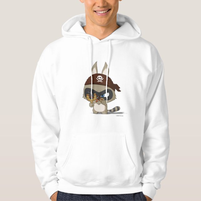 Gullig utslagsplats för tecknade figurer för sweatshirt (Framsida)