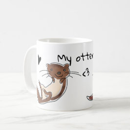 Gullig uttermugg kaffemugg