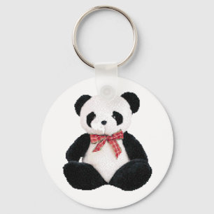 Gullig välfylld Panda Nyckelring