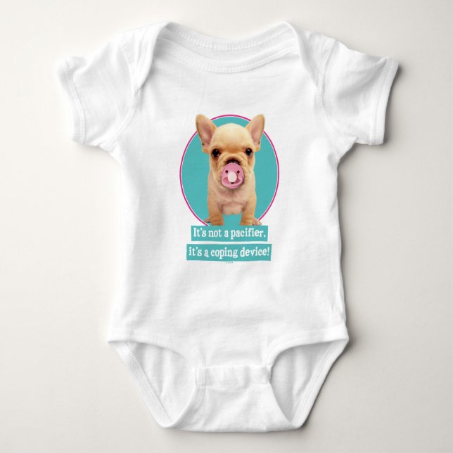 Gullig valp med nappar t-shirt (Framsida)