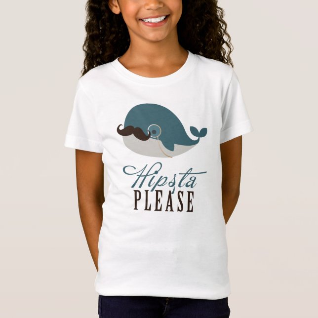 Gullig valvintage Hipsta behar Tee Shirt (Framsida)