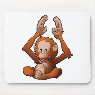 gullig vänlig Orangutan Musmatta