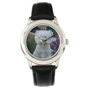 Gullig västra höglands- vitTerrier Armbandsur