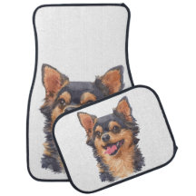 Gullig vattenfärg för Chihuahuahundhusdjur